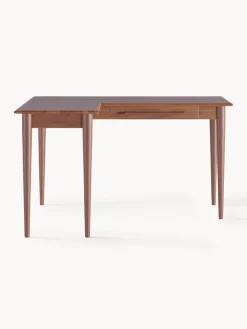 Escritorio esquinero de madera de mango Paul