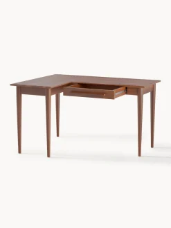 Escritorio esquinero de madera de mango Paul