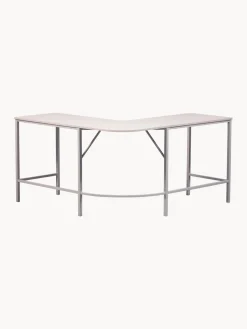 Escritorio esquinero de madera y metal Mike