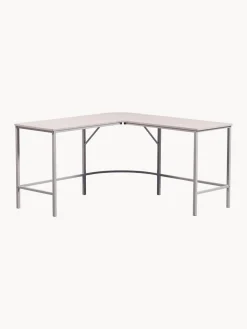 Escritorio esquinero de madera y metal Mike