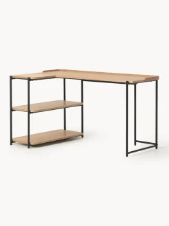 Escritorio esquinero de madera de fresno Renee