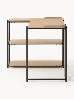 Escritorio esquinero de madera de fresno Renee