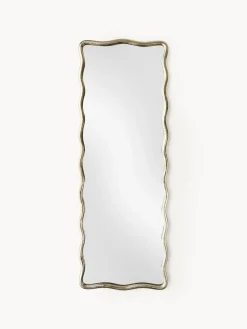 Espejo de cuerpo entero de metal ondulado Reggie