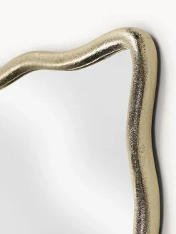 Espejo de cuerpo entero de metal ondulado Reggie