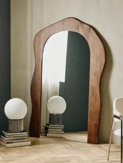 Espejo de cuerpo entero de madera de mango Atilla