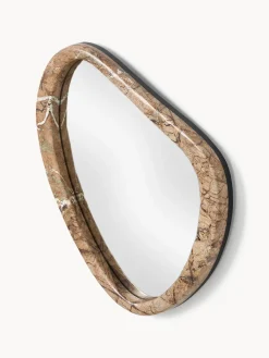 Espejo de pared con marco de mármol Meringue