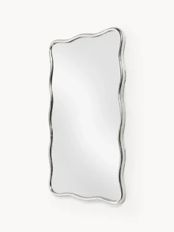 Espejo de pared con marco de metal ondulado Reggie