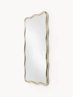 Espejo de pared con marco de metal ondulado Reggie