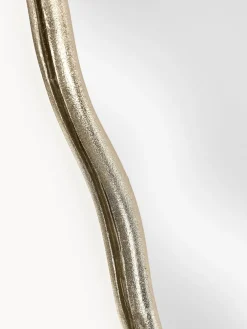 Espejo de pared con marco de metal ondulado Reggie