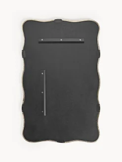 Espejo de pared con marco de metal ondulado Reggie