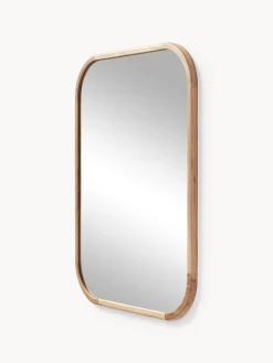 Espejo de pared de madera de roble Levan