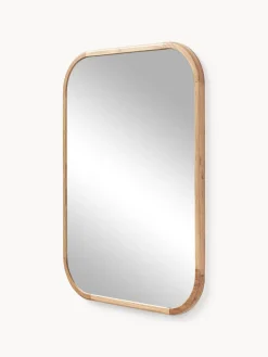 Espejo de pared de madera de roble Levan