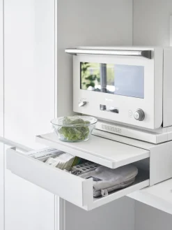 Estante de cocina extraíble con bandeja Tower