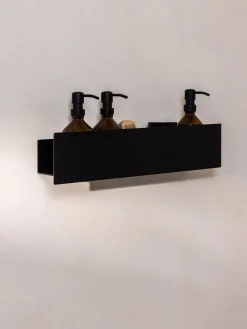 Estante de ducha de metal artesanal Shea, 50 cm