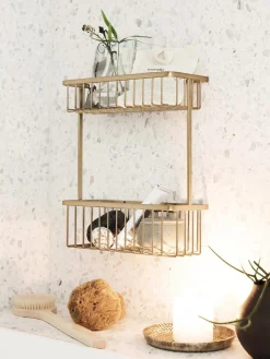 Estante de pared de baño de acero inoxidable Bath