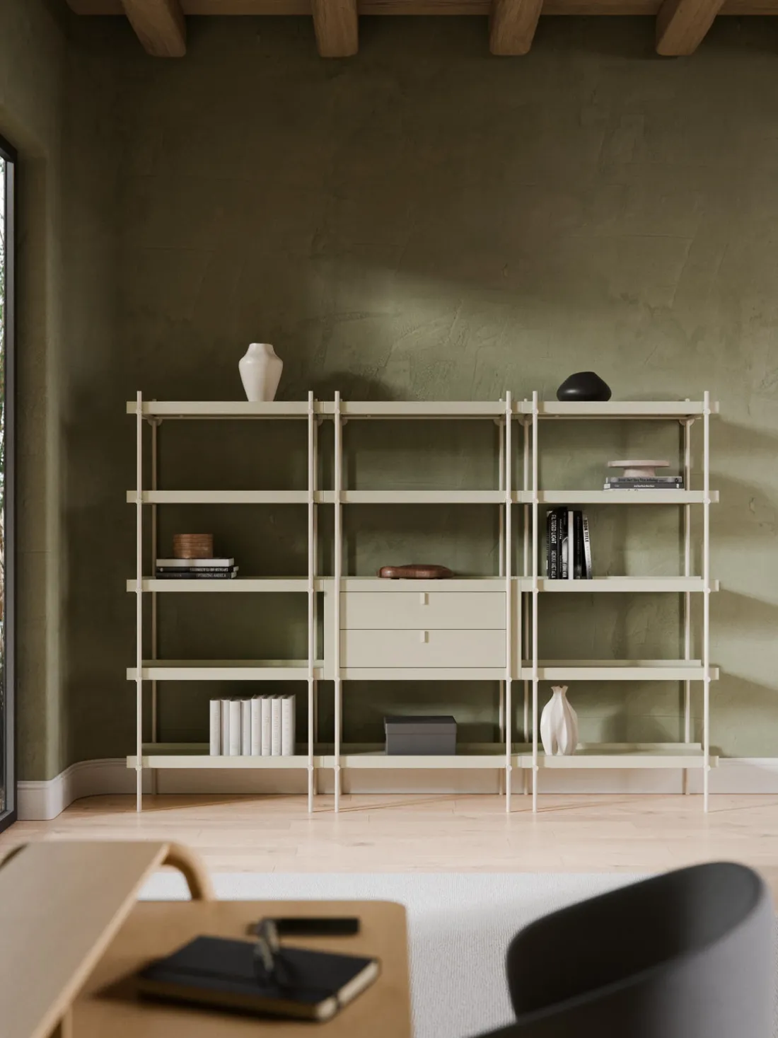 Estantería alta con cajones Rio