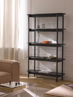 Estantería alta de madera Libby