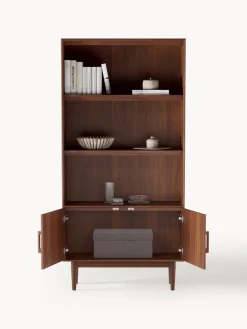 Estantería alta de madera de mango Paul