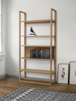 Estantería alta en madera de roble NewEst