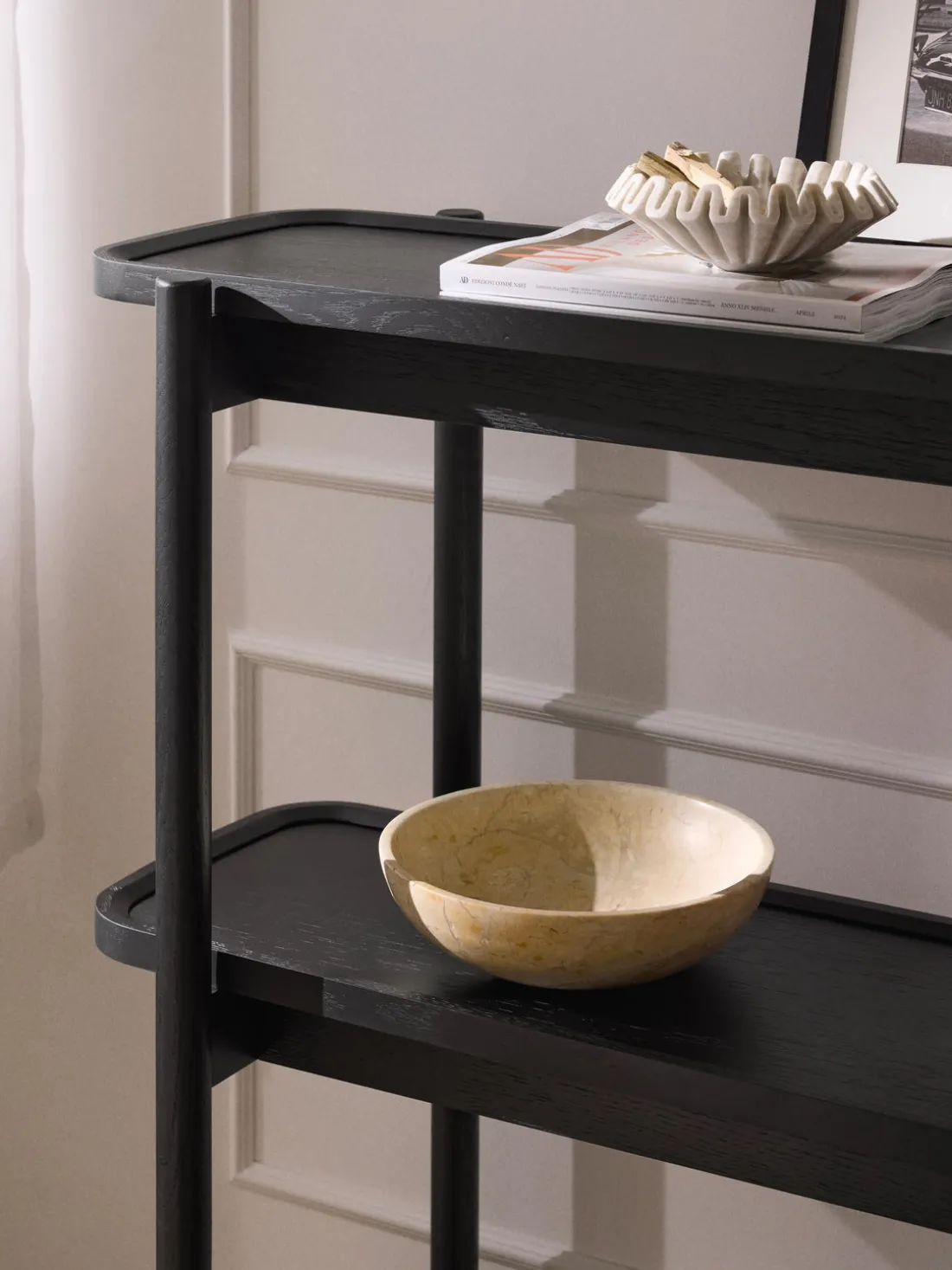 Estantería baja de madera Libby