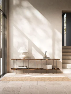 Estantería baja de madera Renee