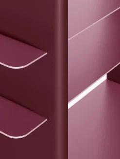 Estantería con elementos de metal Rami