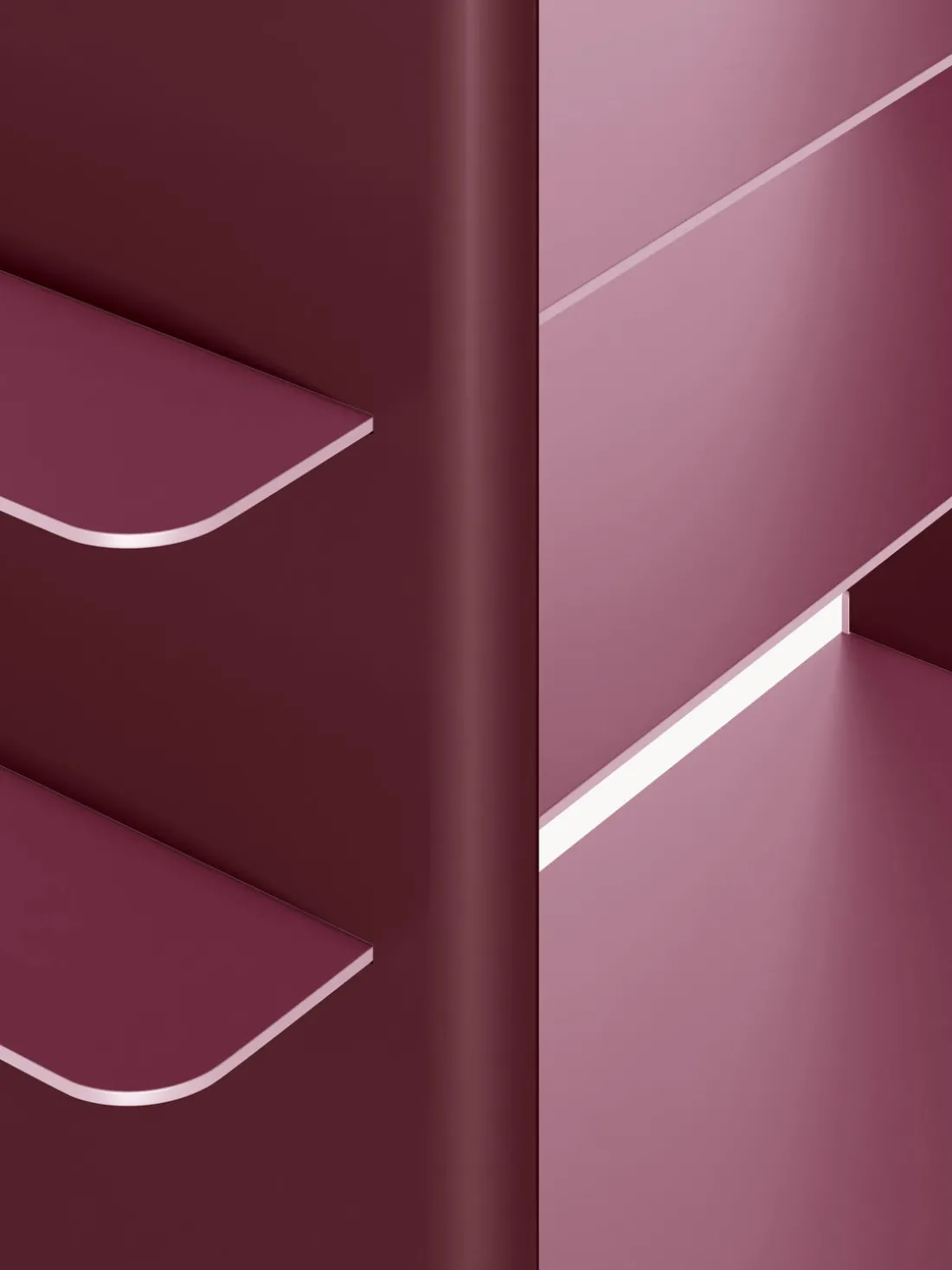 Estantería con elementos de metal Rami