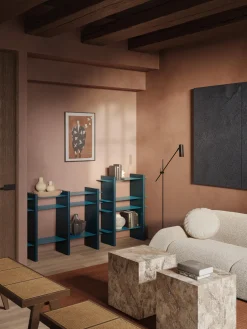 Estantería con elementos de metal Rami