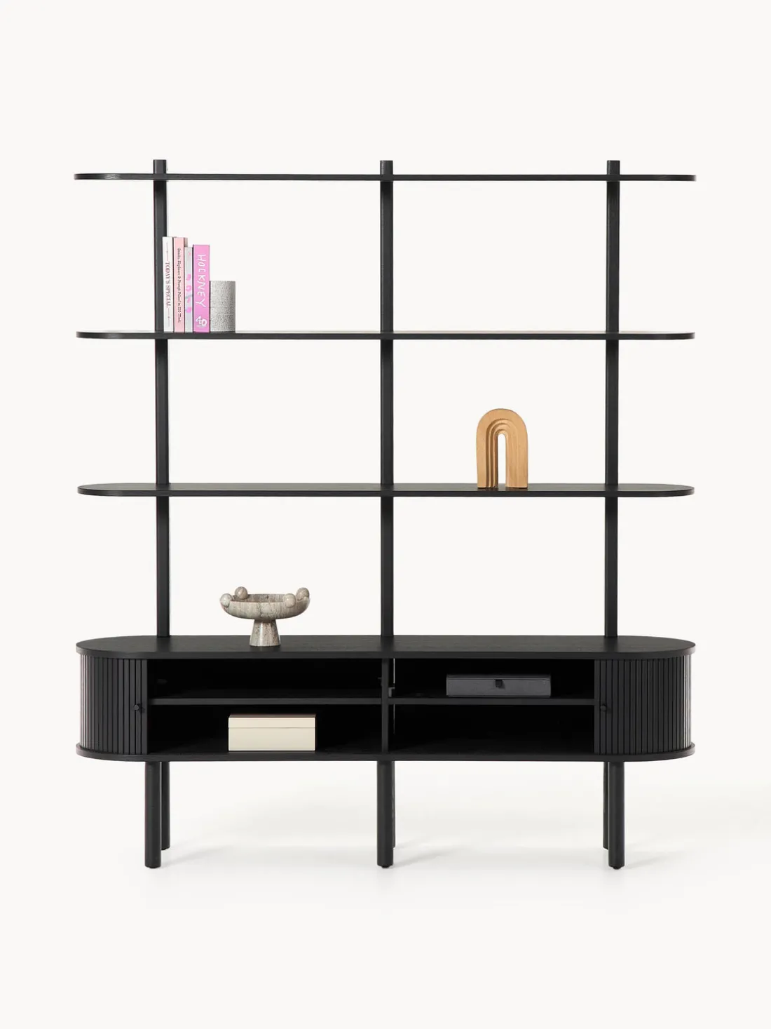 Estantería con frente acanalado Calary