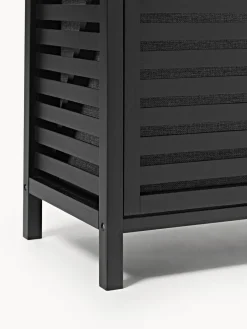 Estantería de baño de bambú con cestos de ropa Kit