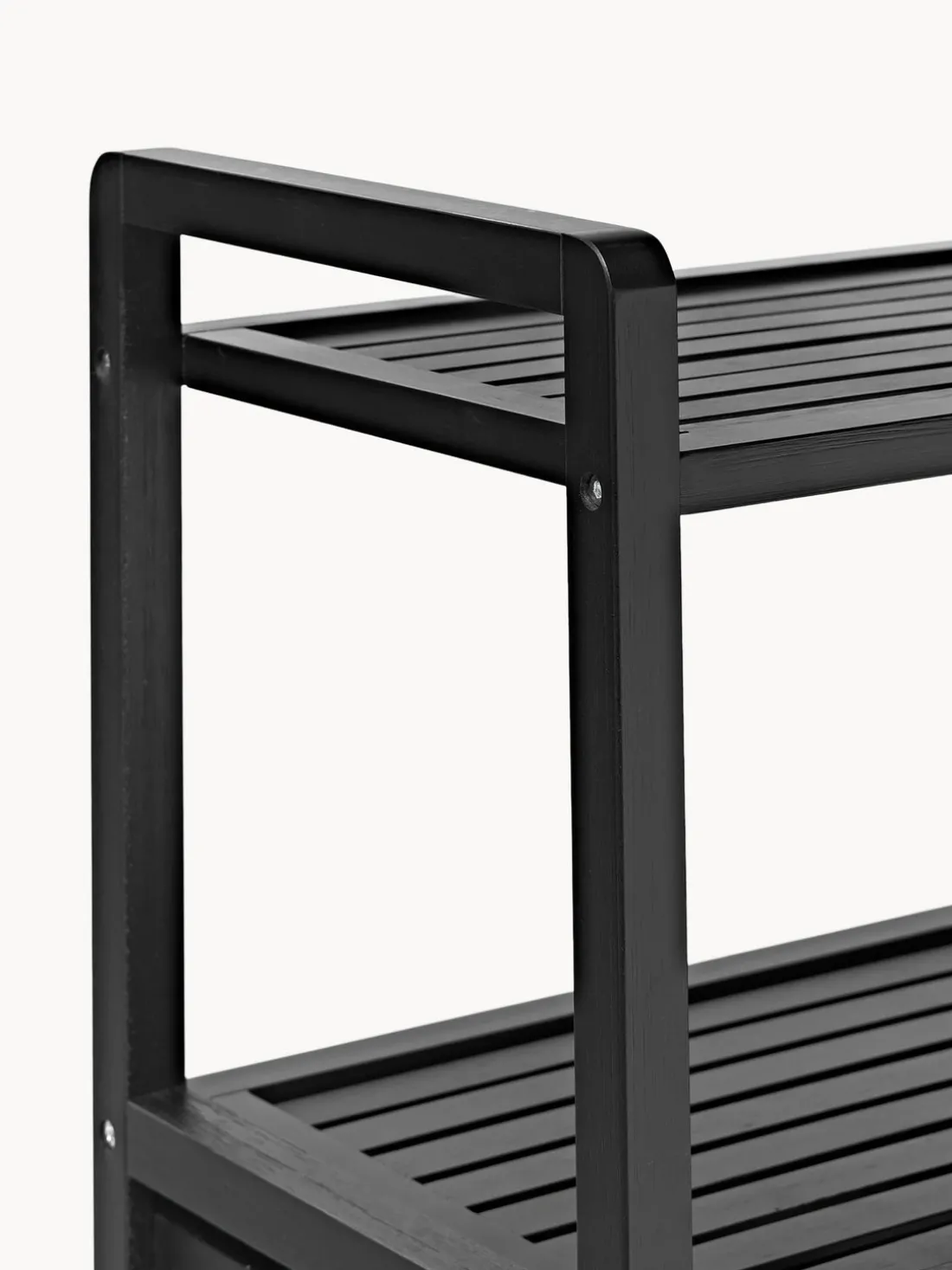 Estantería de baño de bambú con cestos de ropa Kit