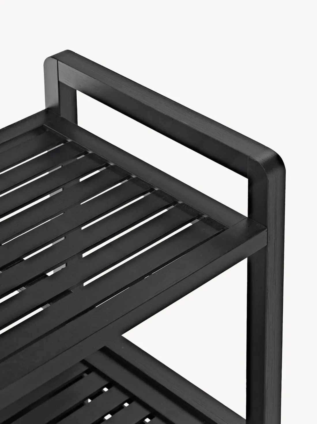 Estantería de baño de bambú con cestos de ropa Kit