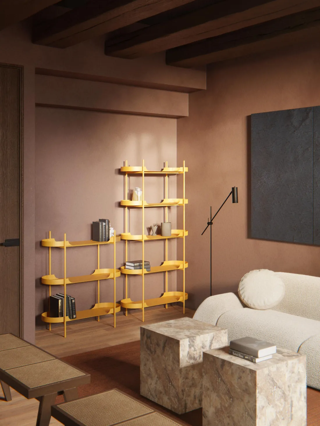 Estantería de metal alta Taru