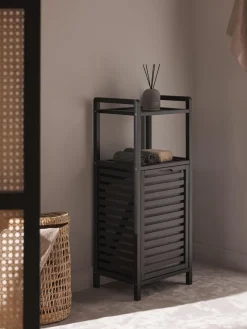 Estanteria de baño con cesta de lavandería Kit