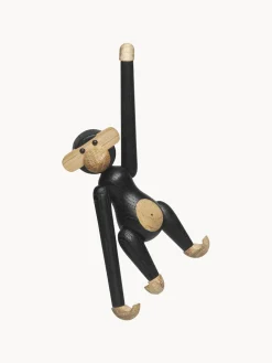 Figura decorativa de madera de roble Monkey
