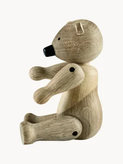 Figura decorativa de madera Bear