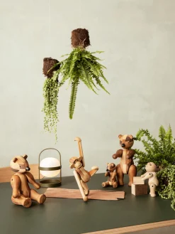 Figura decorativa de madera Bear