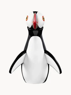 Figura decorativa de madera de haya Puffin