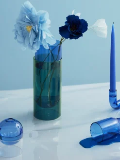 Flor artificial artesanal Ice Poppy