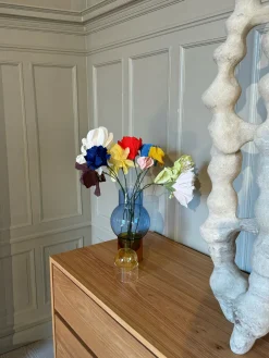 Flor artificial artesanal Oriental Poppy