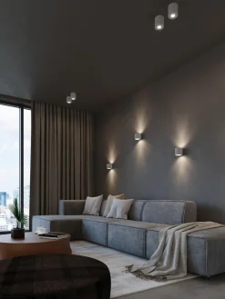 Foco artesanal de cemento Rosalia