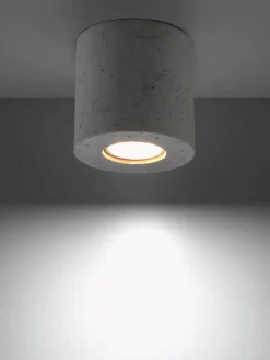 Foco artesanal de cemento Rosalia