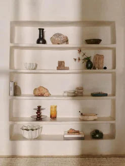 Fuente 2 pisos de madera de haya Pebble