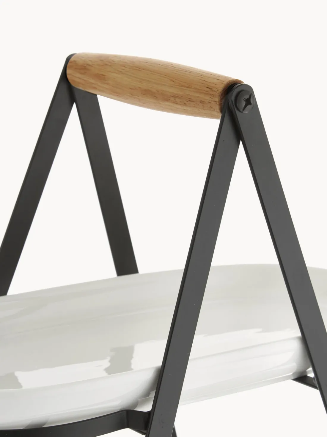 Fuente 3 pisos de porcelana Tower, con las bandejas extríbles