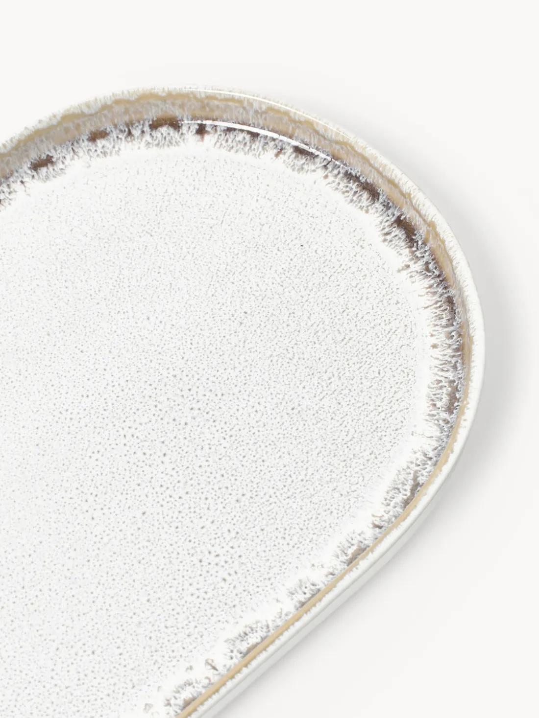 Fuente artesanal con esmalte reactivo Danza