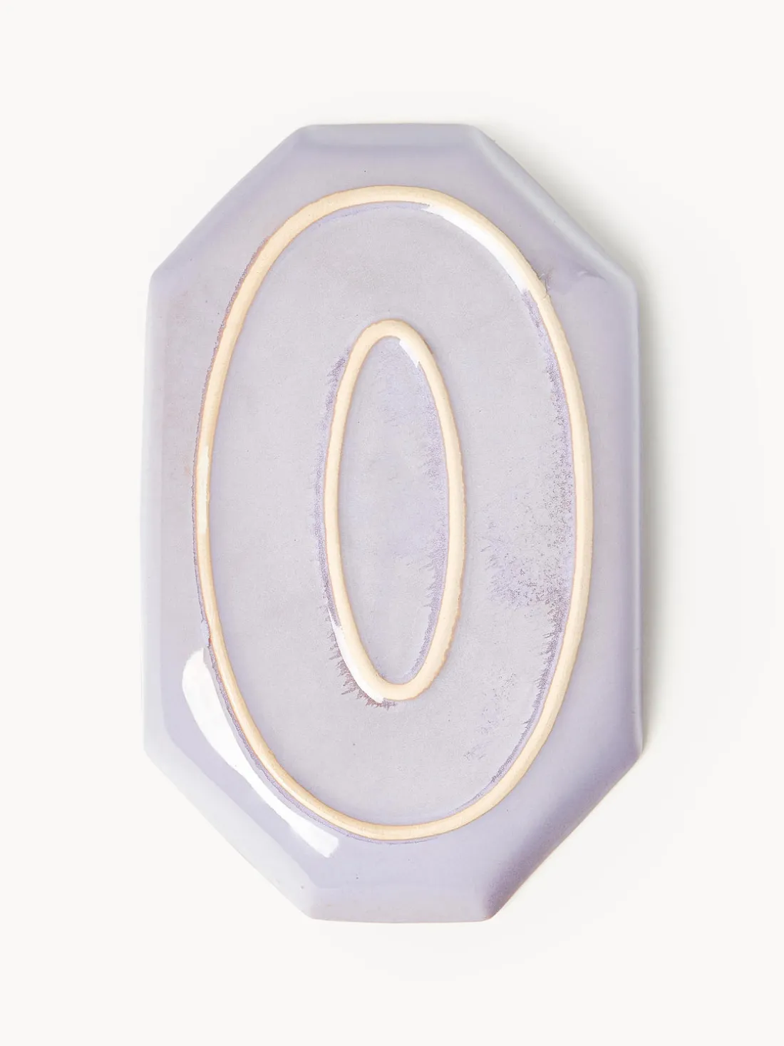 Fuente artesanal con esmalte reactivo Vinci