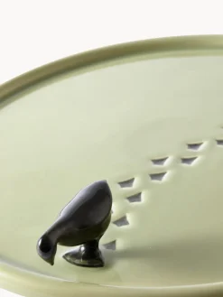 Fuente de cerámica artesanal Walking Duck