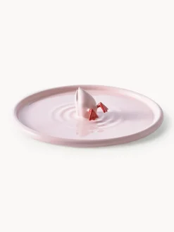 Fuente de cerámica artesanal Diving Duck