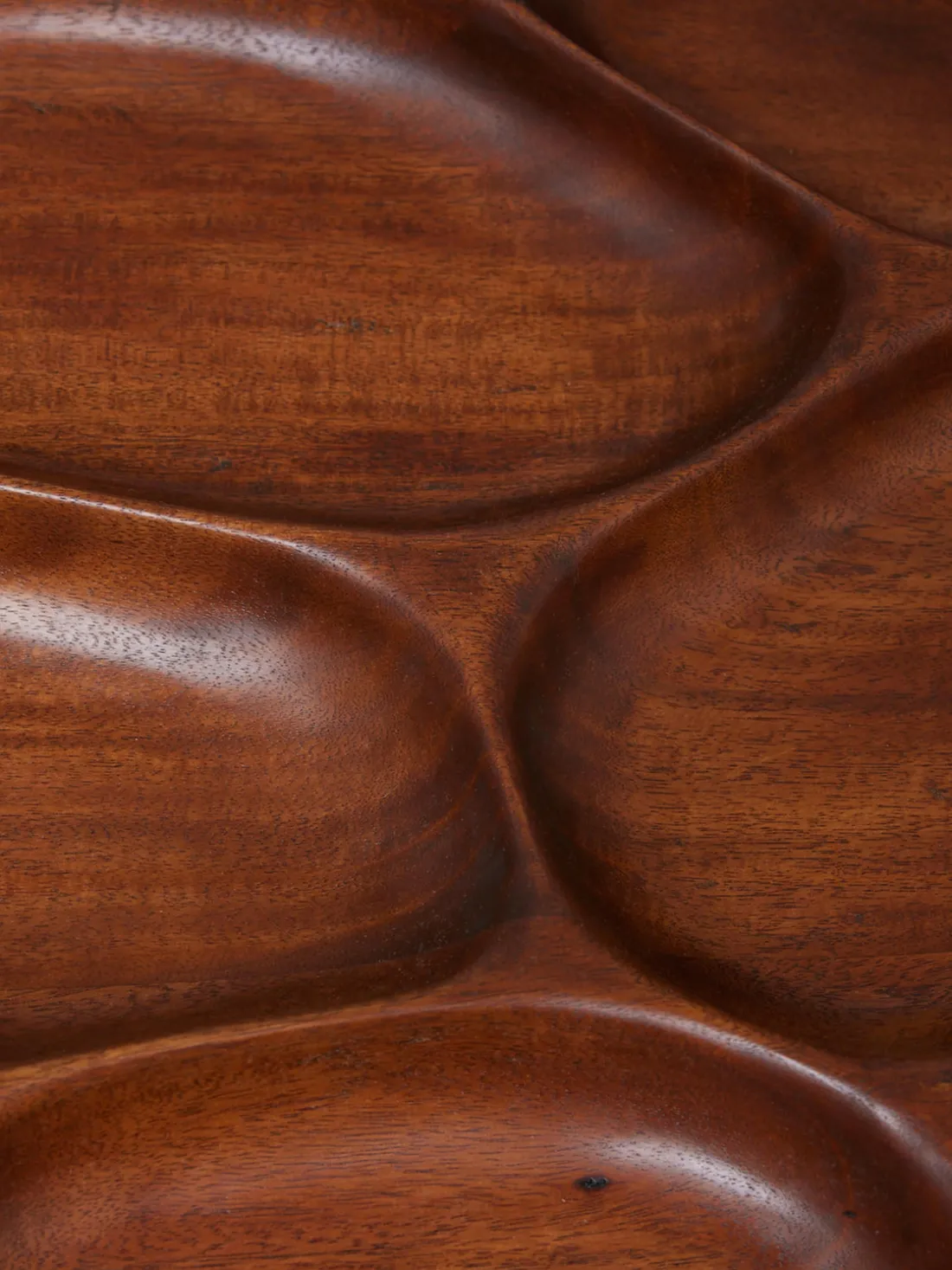 Fuente de servir artesanal de madera de acacia Tidy, 40 cm