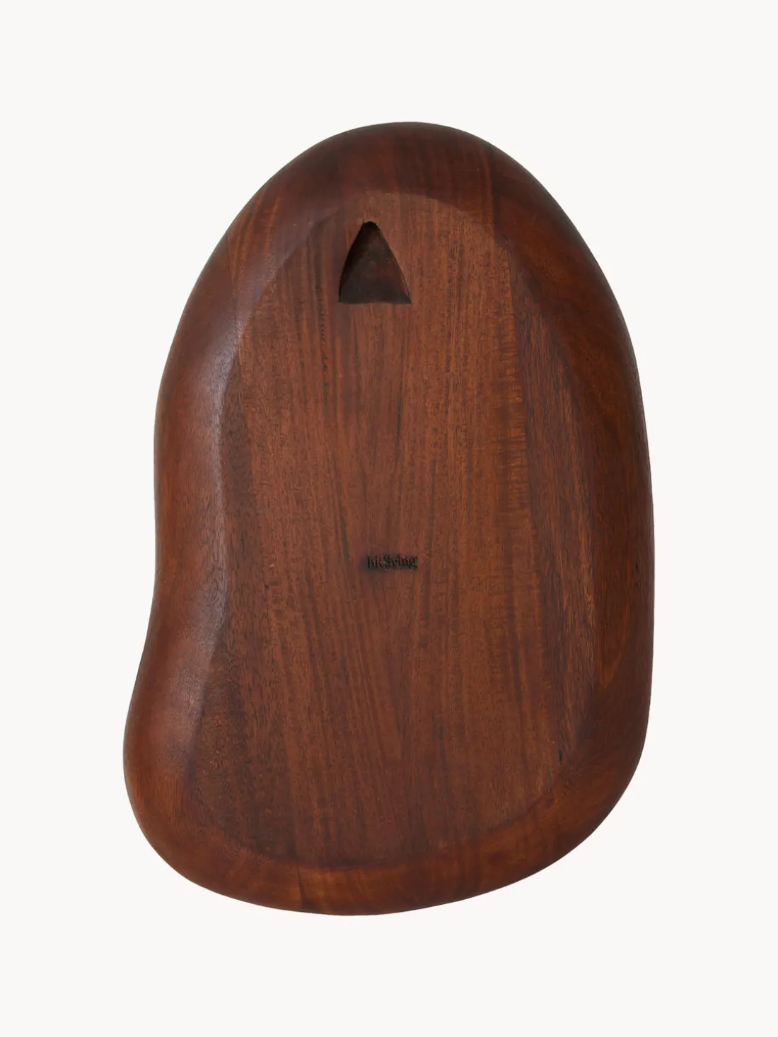 Fuente de servir artesanal de madera de acacia Tidy, 40 cm